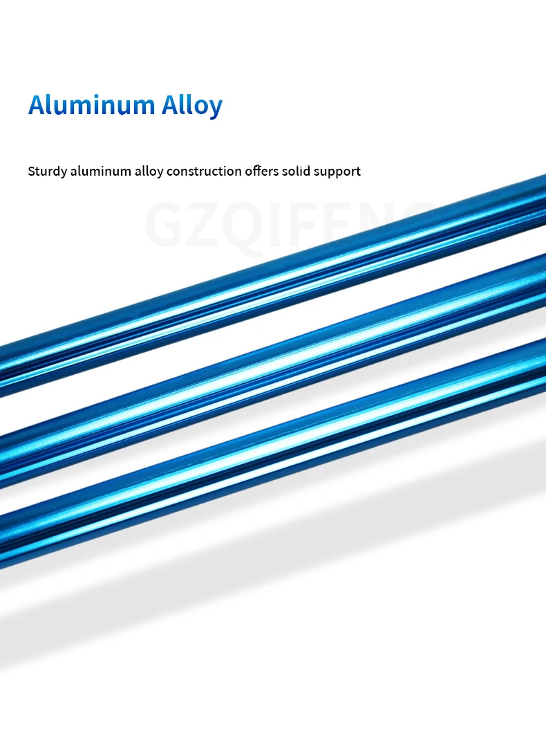 ZYZHE Angelrutenhalter aus Hochleistungs-Aluminiumlegierung, Dreieckige Halterung für Meeresangeln, Teleskopische Angelruten-Unterstützung, Angelzubehör – Detail 10