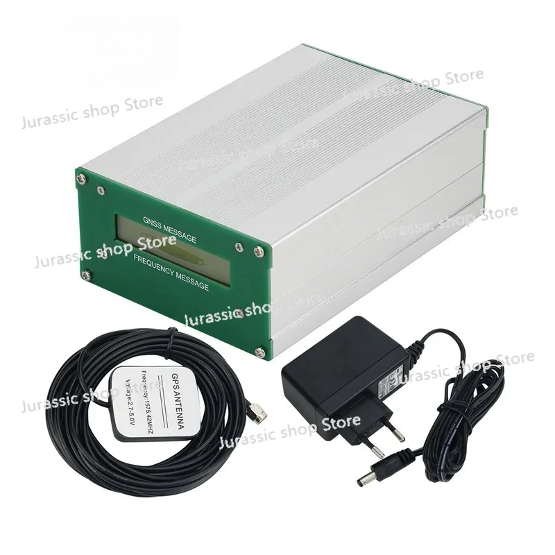 

GNSS GNSSDO Disciplined Oscillator Clock with LCD Display Frequency 10MHz Output Support for GALILEO/GPS+BDS/GPS+GLONASS