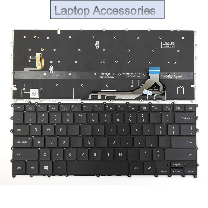 

Новая клавиатура для ноутбука Samsung NP930MBE 930MBE NP930MBE-K05US с подсветкой в США BA59-04382A