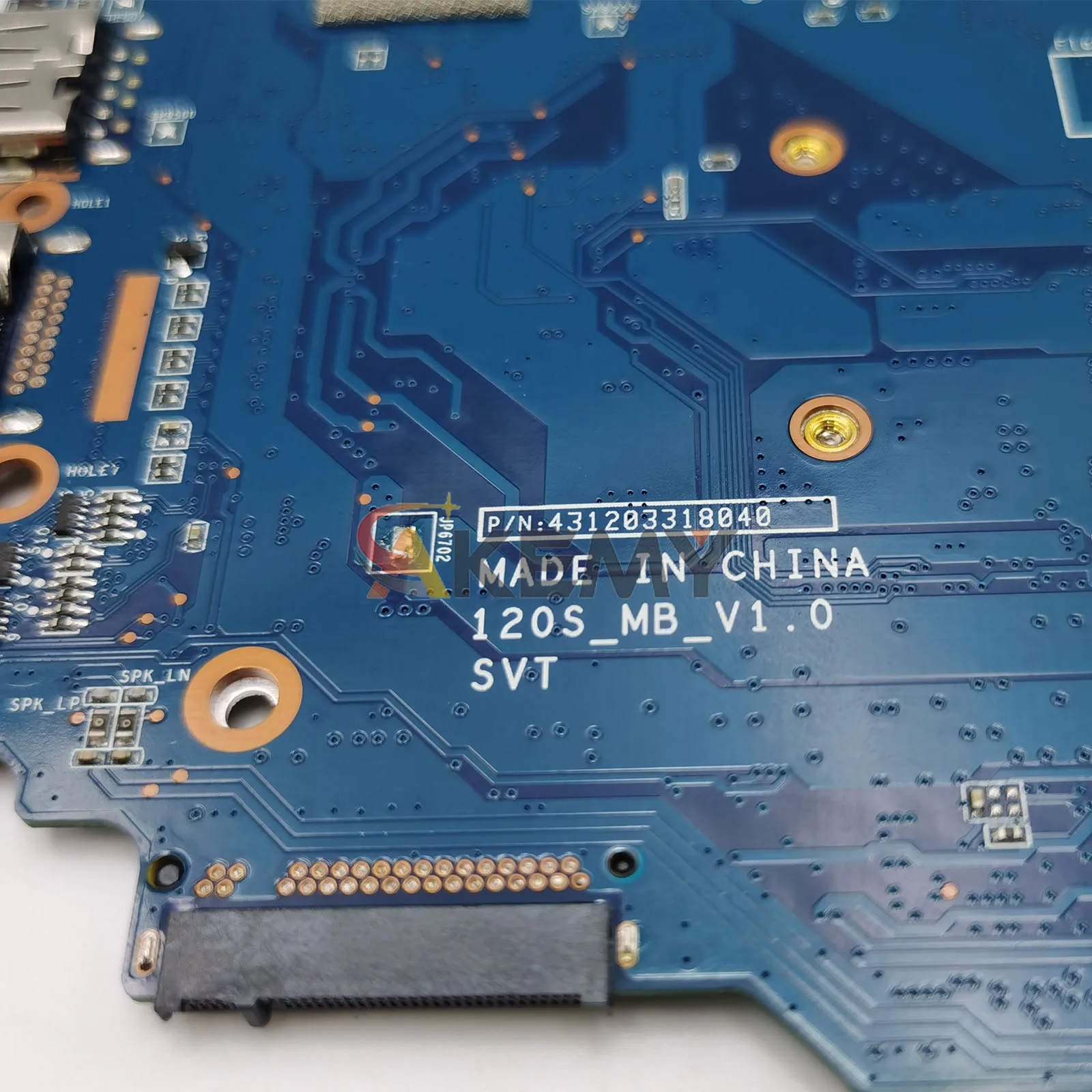 With N4100 N3350 CPU 4GB RAM M.2 Interface Laptop Motherboard For Lenovo 120S-14IAP S130-14IGM 100% Fully Tested