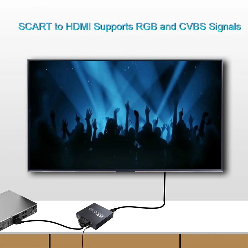 Conversor HDMI para HDMI Full  - Scart To Hdmi avaliação e preço