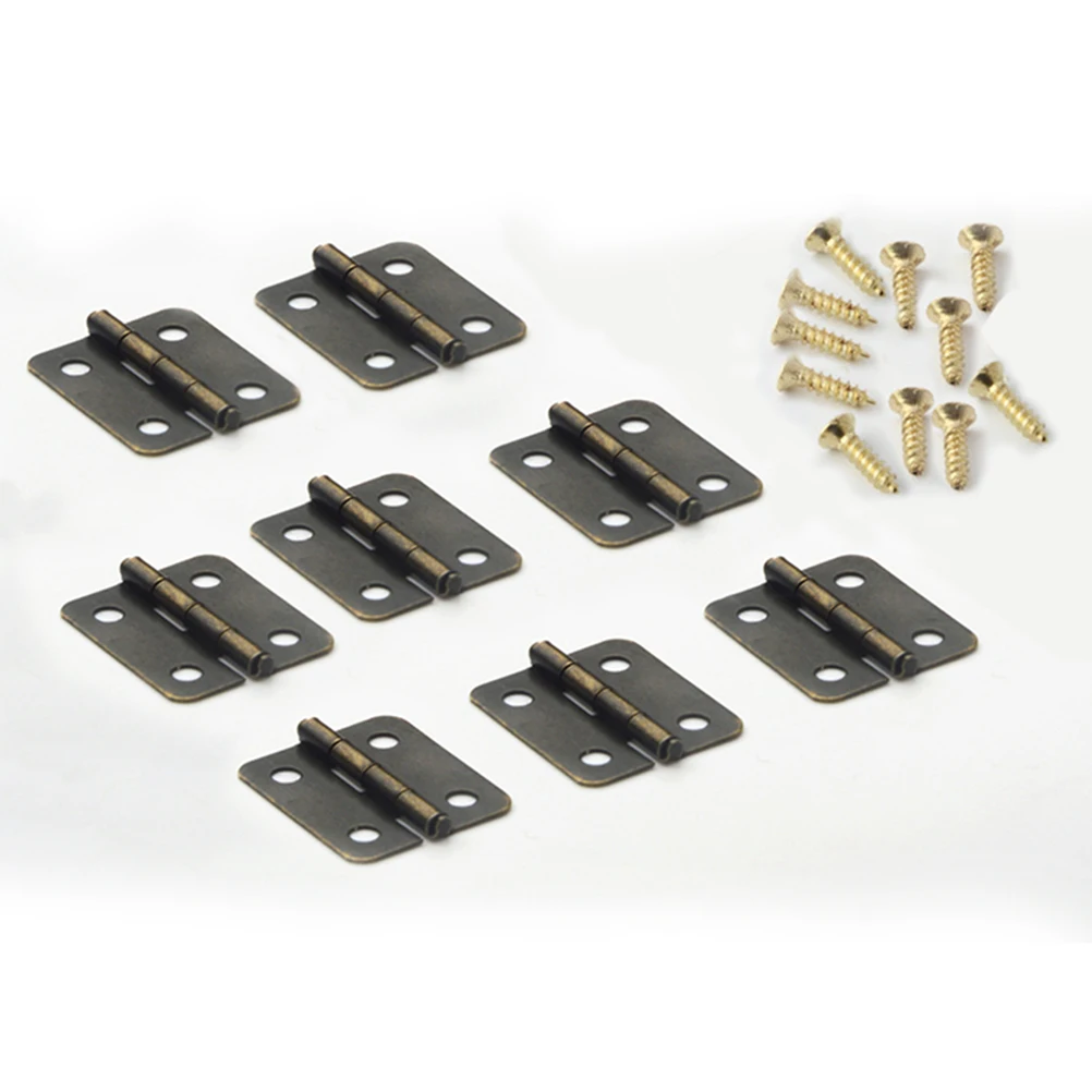 

Self Closing Spring Hinges for Jewel Cases Boxes Automatic Stainless Steel Hardware Accessories Durable Smooth Pivot Holes Easy