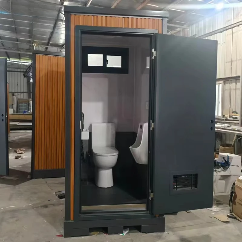 Mobile Restroom Cabin Portable Toilet for Construction Workers Events Public Parks Campgrounds RV Areas Durable Site Use