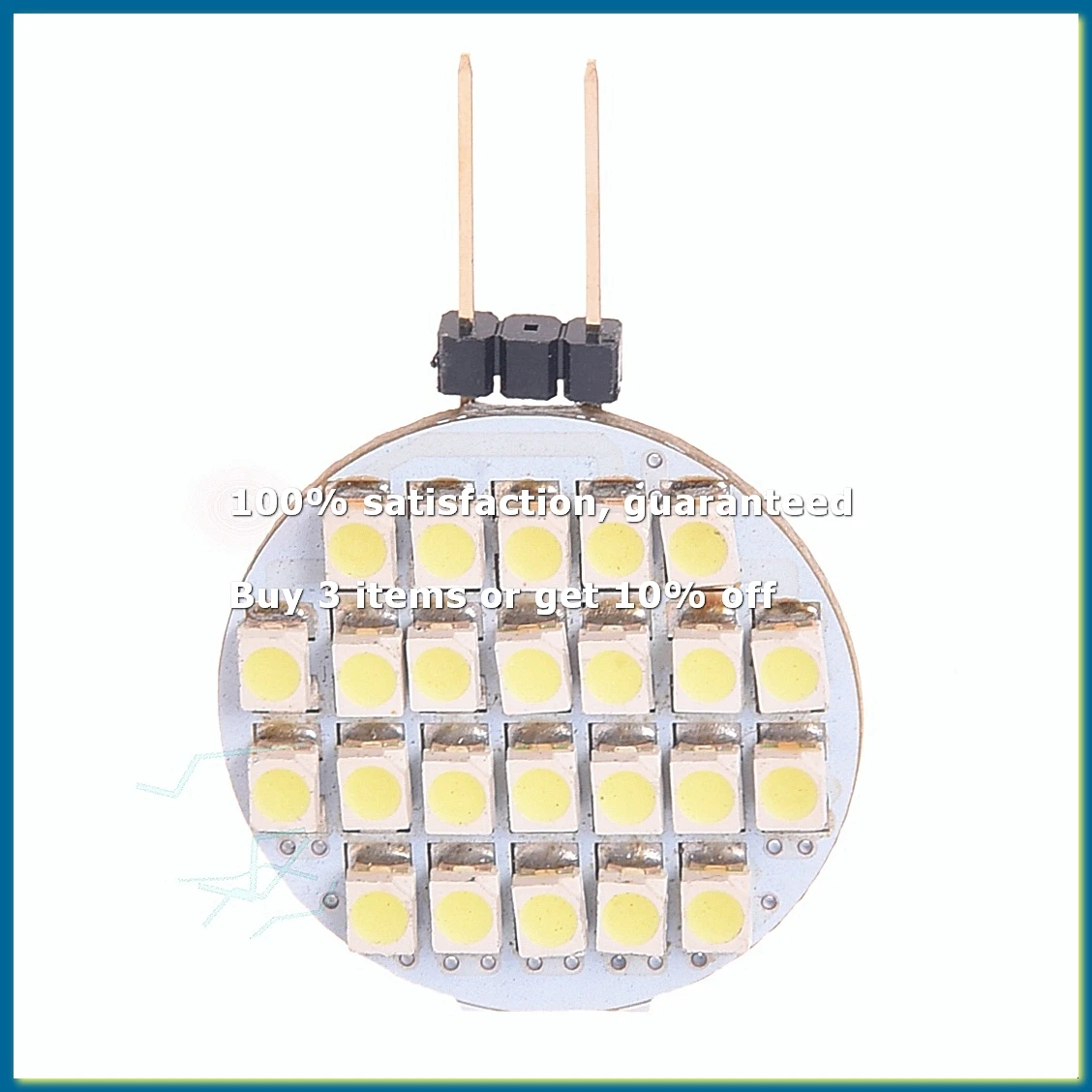 24 SMD LED Spot Light Bulb Lamp G4 Real White DC 12V