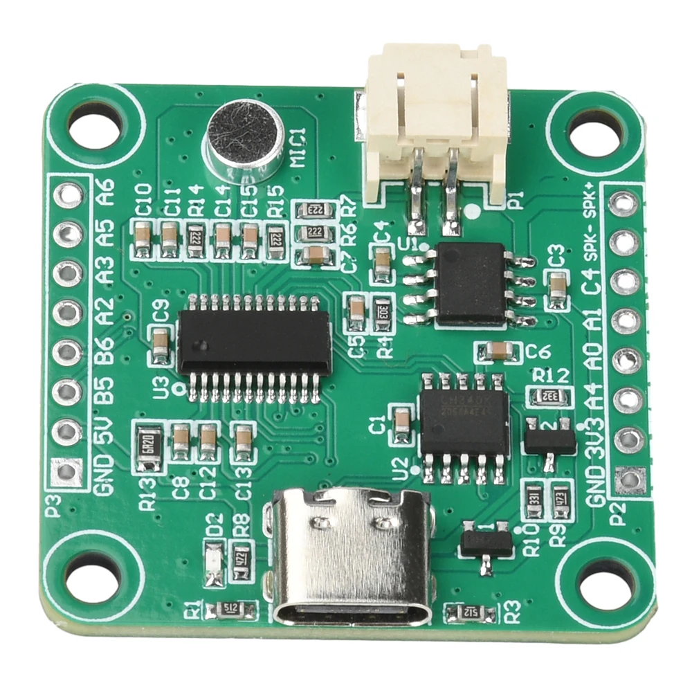 تيار مستمر 5 فولت SNR9912VR غير متصل التعرف على الكلام لوحة تركيبية AI DeepSeek التنمية الثانوية واجهة Type-C