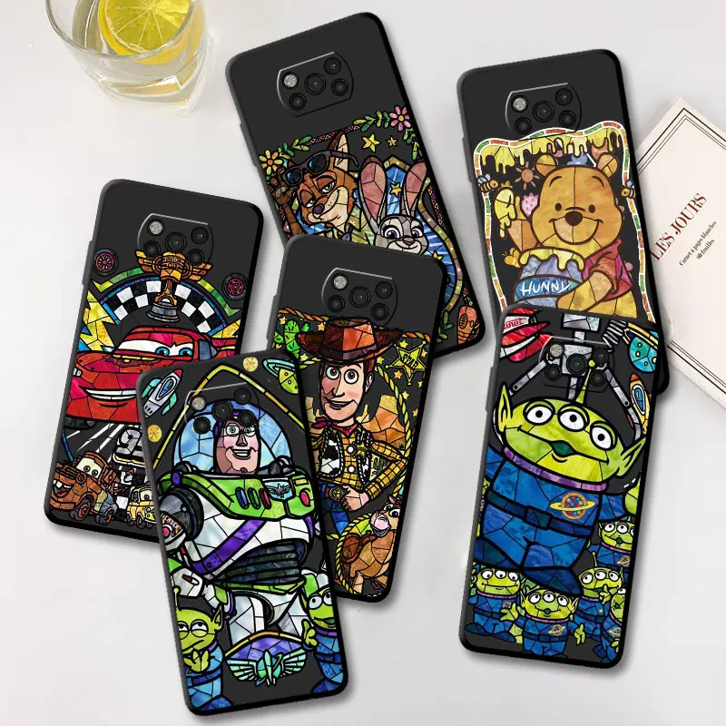 Disney Toy Story Case For Xiaomi Mi Poco Poco X3 NFC X4 Pro Mi 11 Lite 11T 12 13 F5 M3 C40 C52 C51 Back Soft Phone Cover