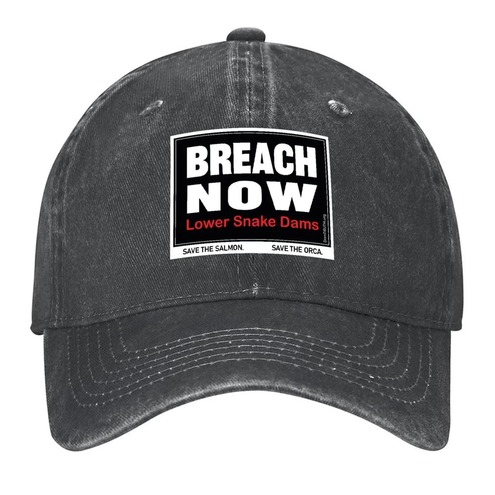 

BREACH NOW Snake River Dams Baseball Cap Anime Hat Beach Outing Mountaineering Trucker Cap Women Men's