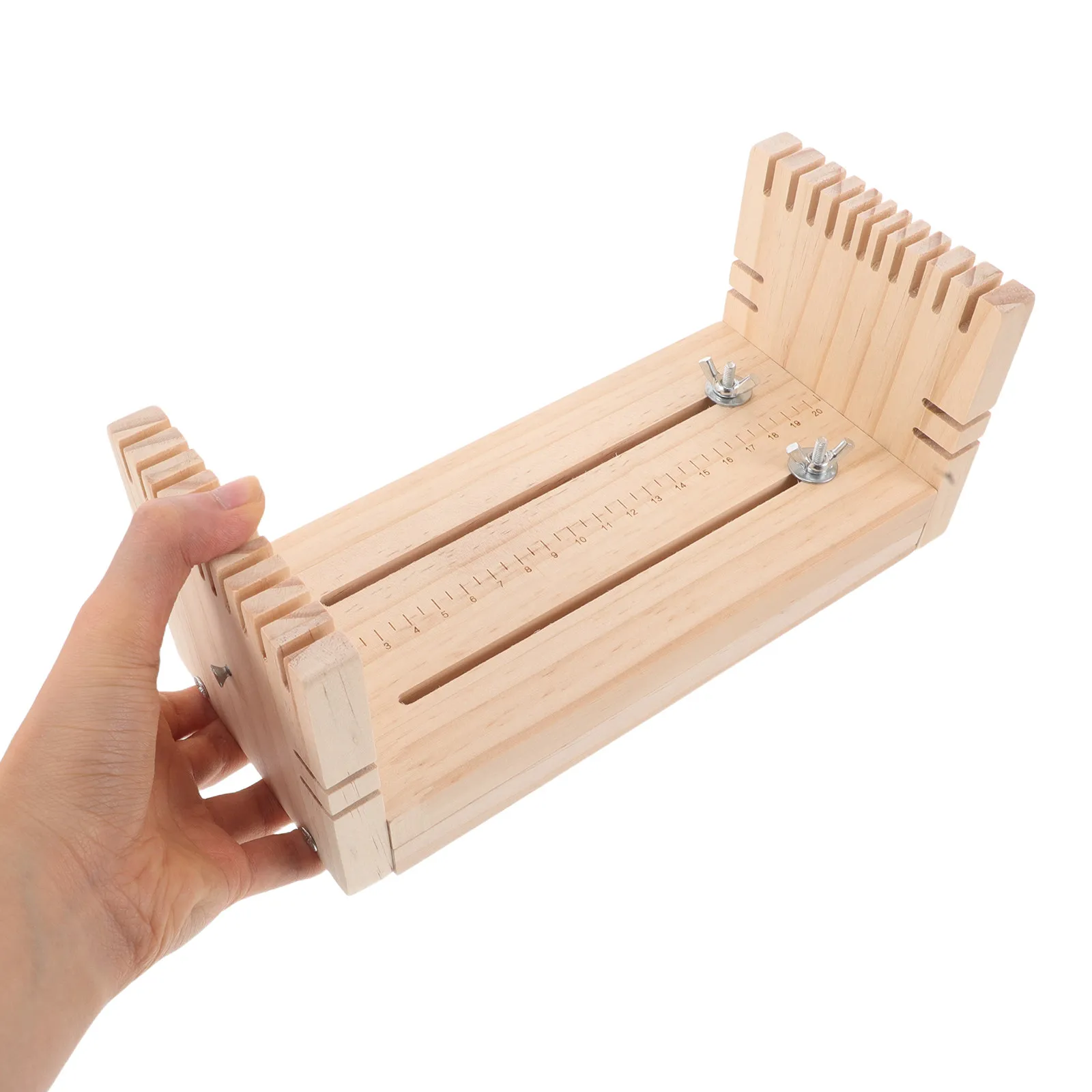 

DIY Wooden Bracelet Braiding Jig with Adjustable Length and Stable Base Ideal for Handmade Jewelry Weaving Craft At Home Or