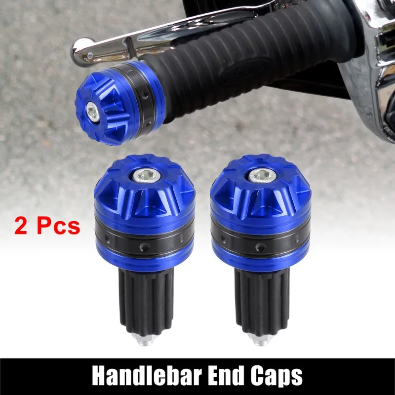 2PCS New Motorcycle Handle Bar Ends Grips Universal for  7/8\
