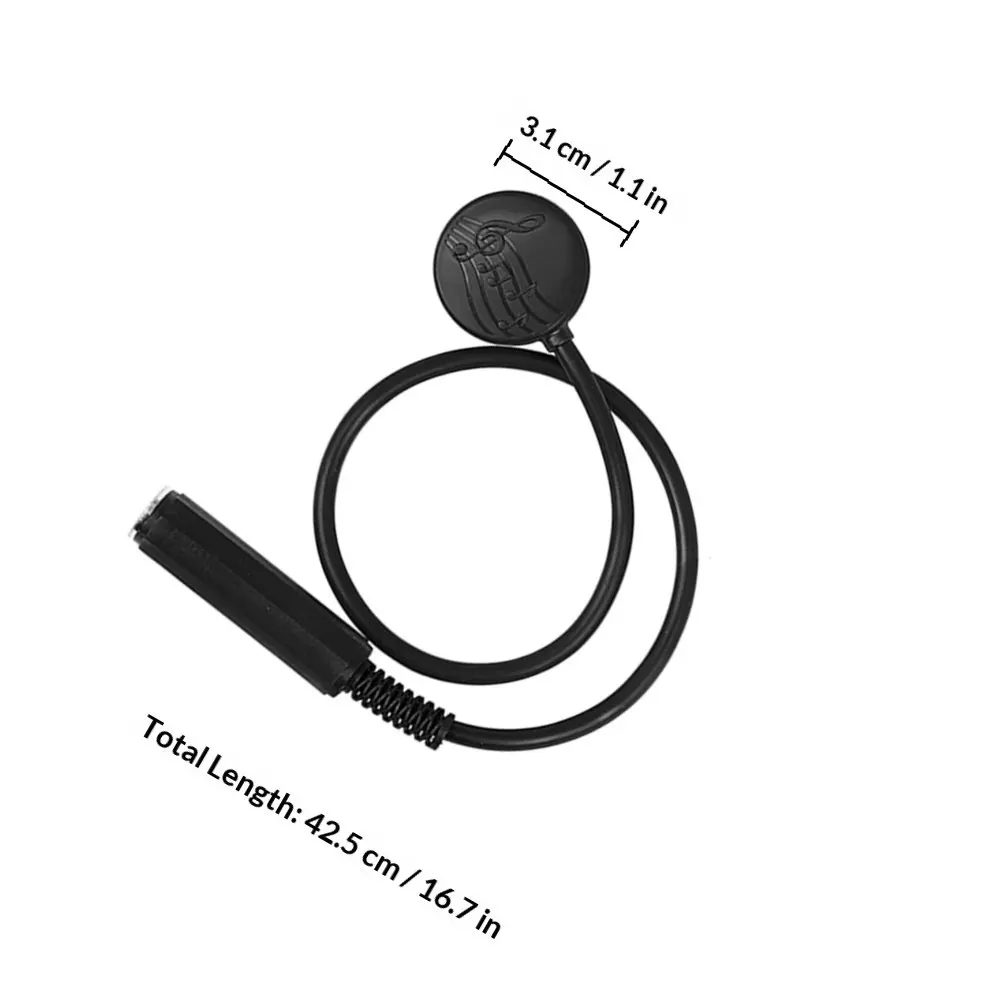1Set Acoustic Guitar Pickup for Sound Hole Multi Function Portable Reliable Instrument Accessory Easy to Install Remove Use