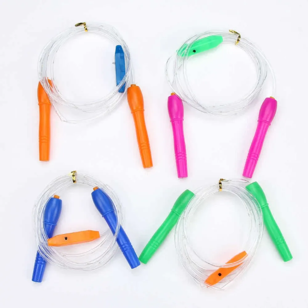 LED Luminous Jump Ropes Skipping Rope Sport Speed Ropes for Kids Night Exercise Fitness Training Sports Swing the Skip Ropes