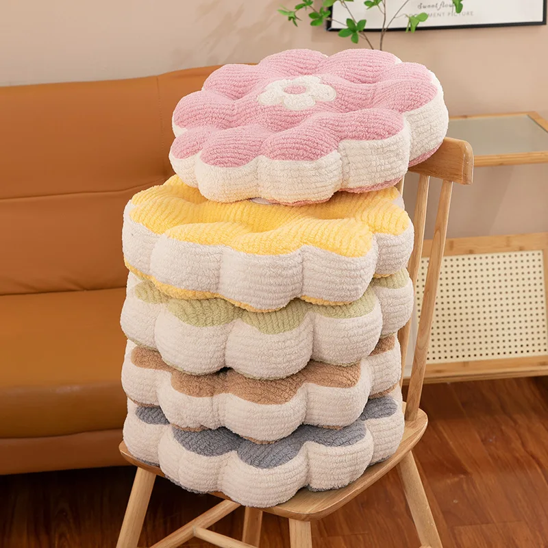 New Thickened Soft And Comfortable Biscuit Mat Futon Mat Tatami Mat Sedentary Floor Chair Mat Office Dining Chair Mat Chair Mat
