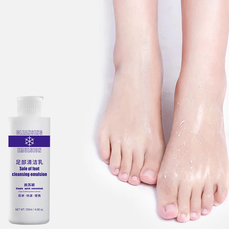 120ml Foot Exfoliator Softener 7 Seconds Remove Dead Skin & Calluses Foot Mask Anti-Cracked Heel Enhancer Nail Pedicure Kit