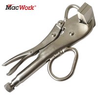 MacWorkTools Locking Sheet Metal Clamp Flat Extra Wide Duck Bill Vice