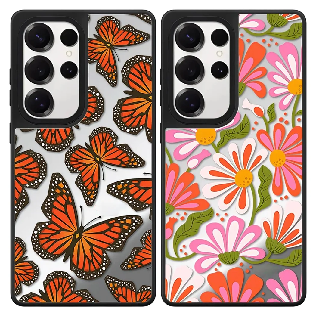 603136 Mirror Magnetic Case: Compatible with Samsung Galaxy S23 U S24U S25 S26 Ultra S25+ S26 Plus Shell