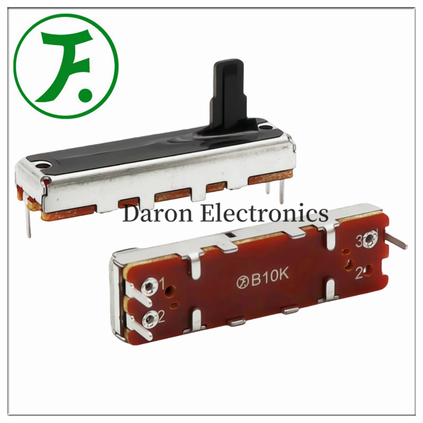 Taiwan Puyao Direct Slide Potentiometer, 35mm in length, handle 10mm, single connection, 3 pins
