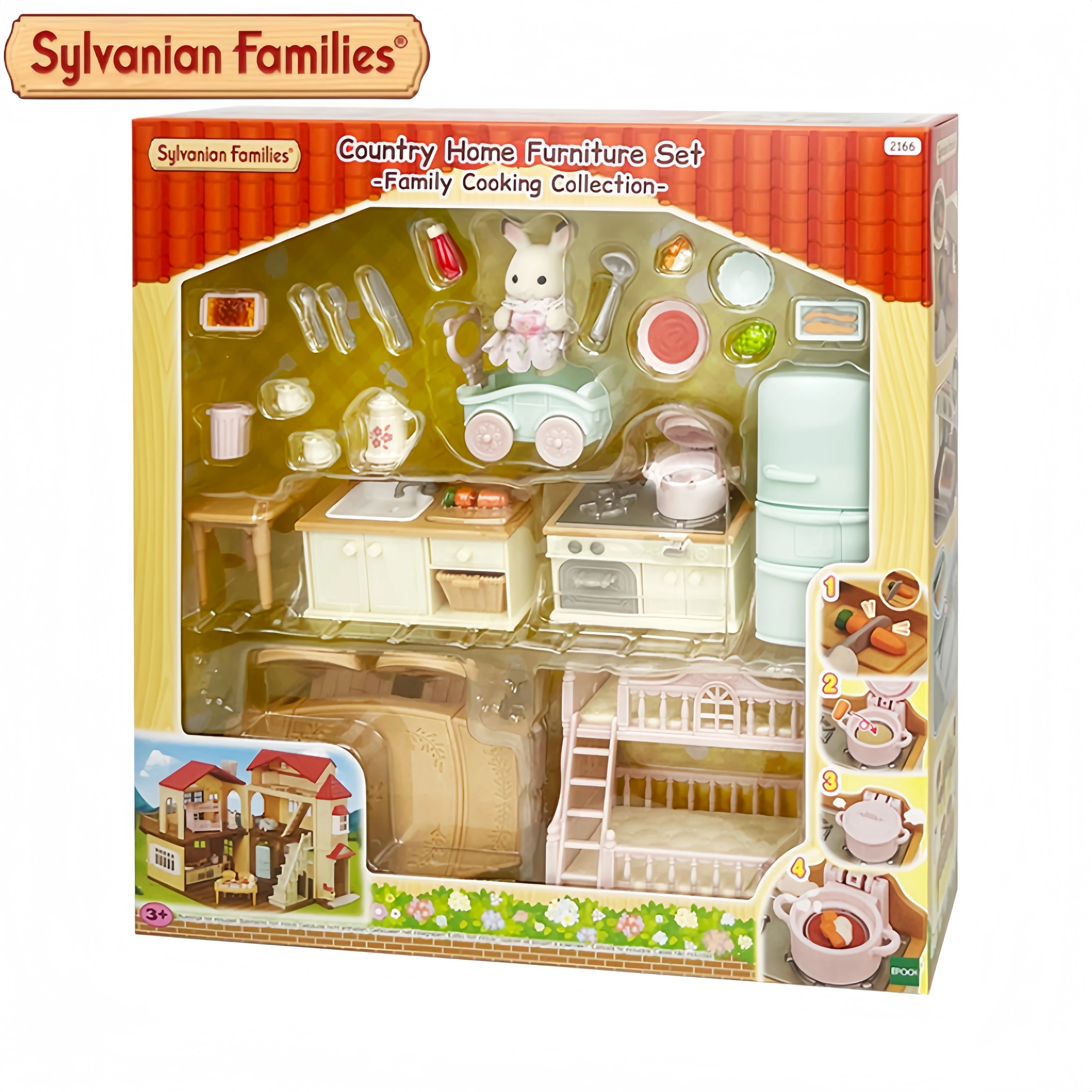 Japanese Original Sylvanian Families Anime Figures Rural Home Furnishingsdoll Model Gifts Toys A Birthday Present