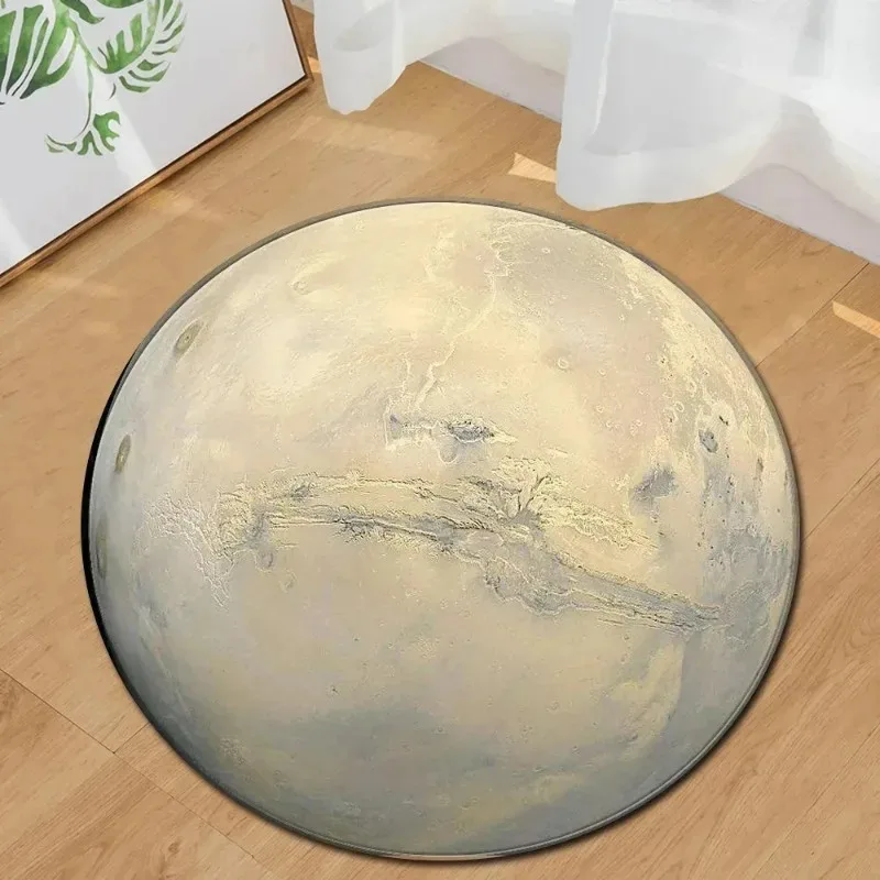 

HNC36Earth Moon Ocean круглый ковер детский игровой коврик для ползания домашний декор коврики большого размера для гостиной спальни 4 МБ