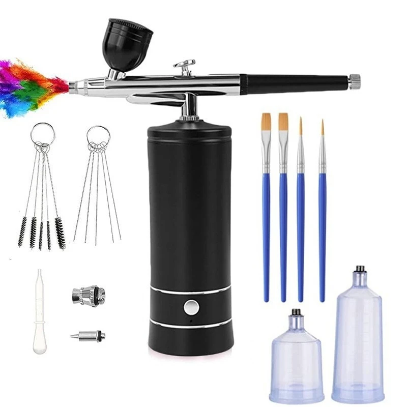 Portable Rechargeable Mini Spray Gun Suitable For Tattooing Beauty Cake Decoration And Craftwork Making