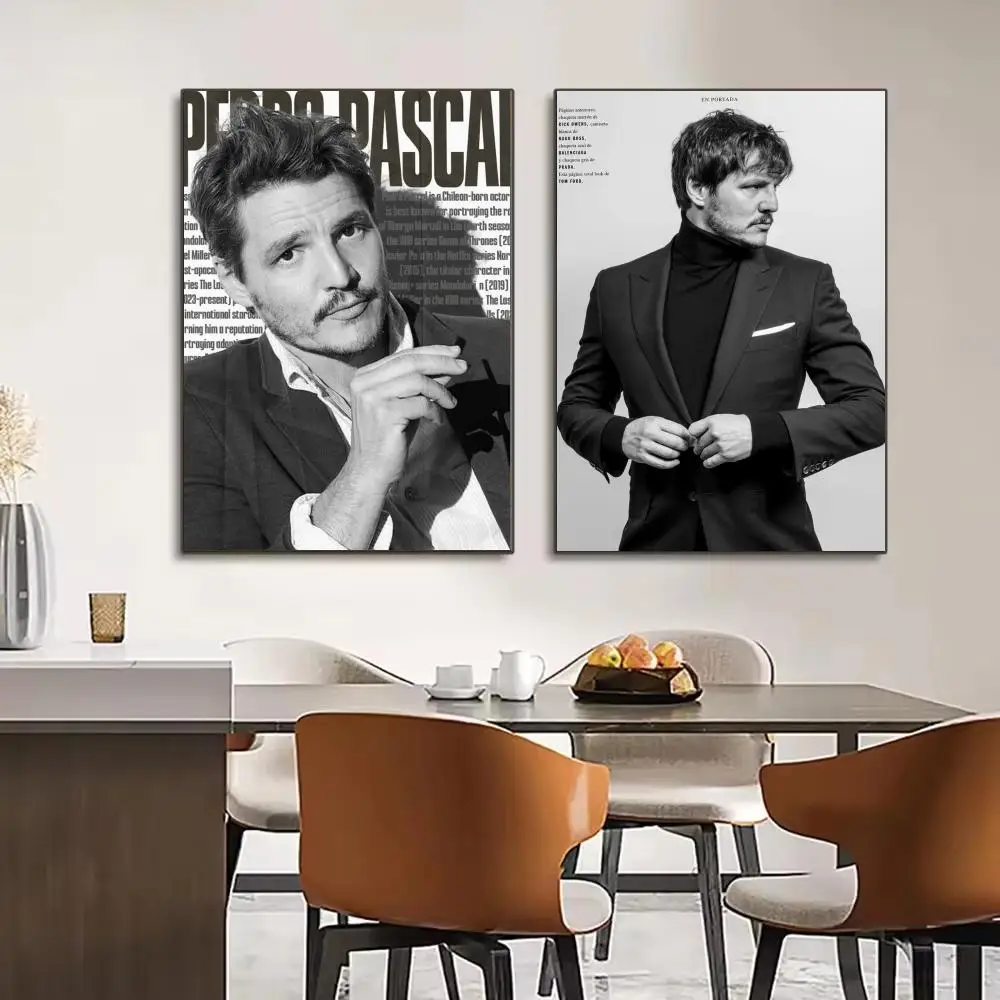 Renowned actor P-Pedro Pascal Poster Modern Minimalist Wall Art Prints Home Decor Interior Design Gift