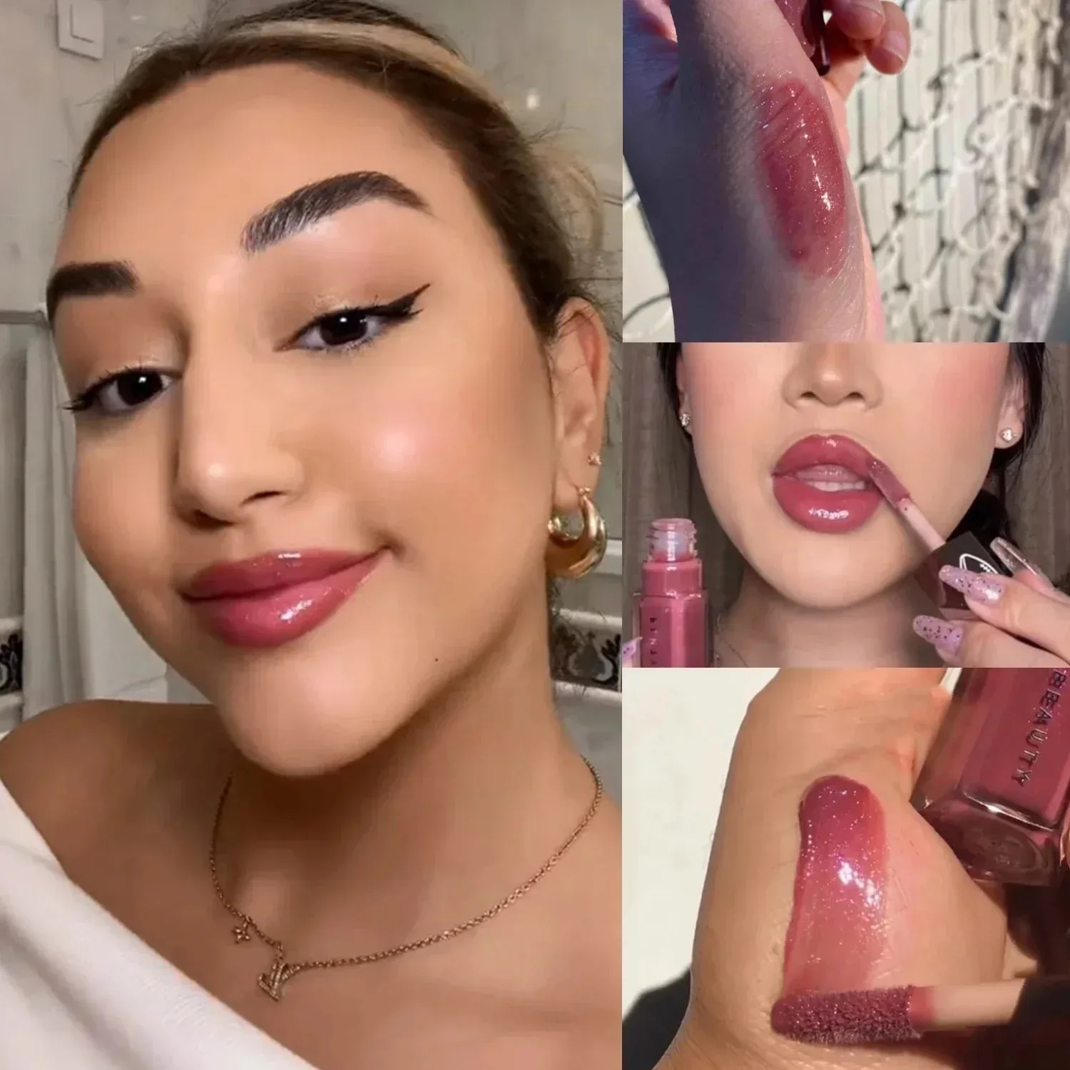 Fashion Hot Fenty Beauty Lipgloss Veelkleurig Bevochtigen Shine Glitter Lip Plumper Make-up Beginner Vloeibare lippenstift Make-up Cosmetica