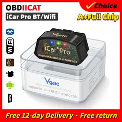 Original Vgate iCar Pro Bluetooth 4.0 ELM327 V2.2 WIFI OBD2 Scanner ELM 327 For Android/IOS OBD 2 OBD2 Car Diagnostic Auto Tool