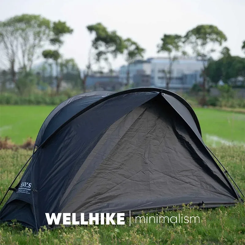 Wellhike ao ar livre cloudcase única temporada tenda leve acampamento dobrável marchando cama saco de armazenamento caminhadas equipamentos essenciais