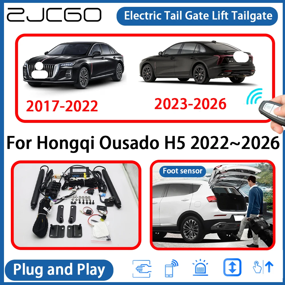 

for Hongqi Ousado H5 2022~2026 Automatic Powered Tailgate Power Liftgate Electric Tail Gate Lift Assisting System