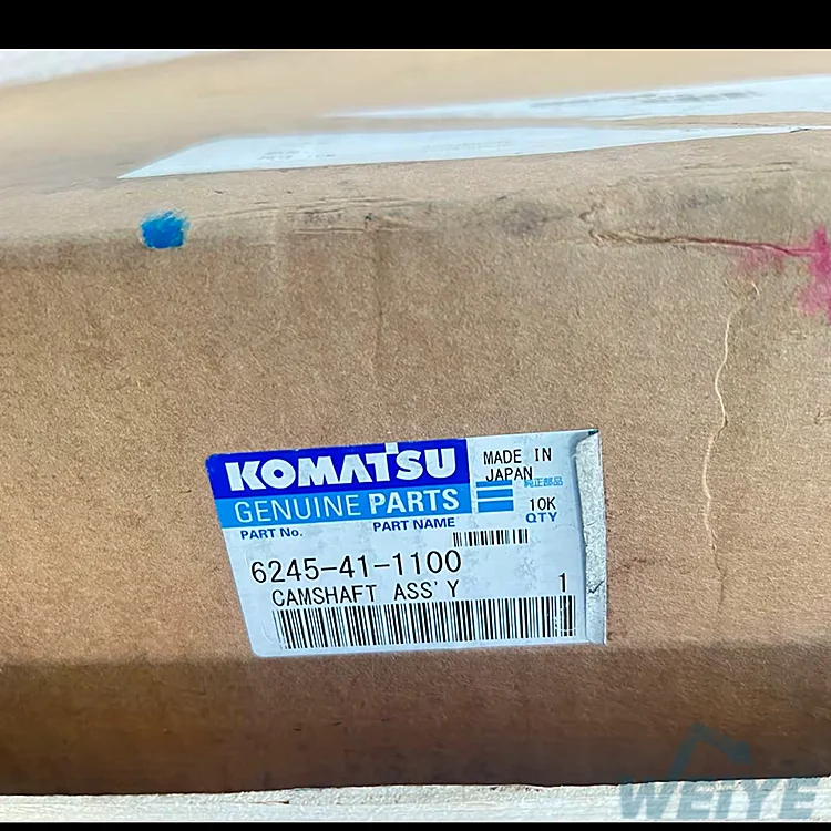 Excavator Accessories for Komatsu Camshaft Assembly 6D170-5 6245-41-1110/6240-41-1310/6240-41-1300 Sub Factory