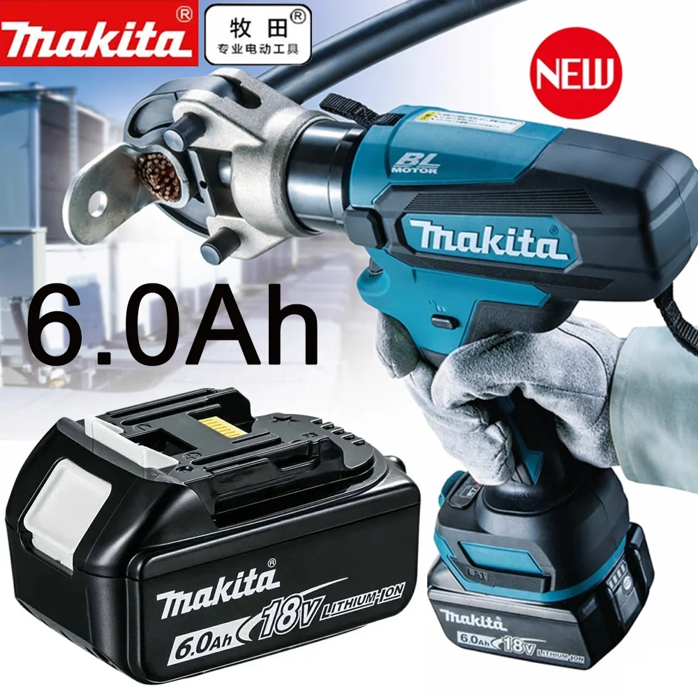 

100% original Makita battery, 18V 6.0Ah rechargeable battery, replacing Makita BL1830BL1840BL1850BL1860B, power tool battery