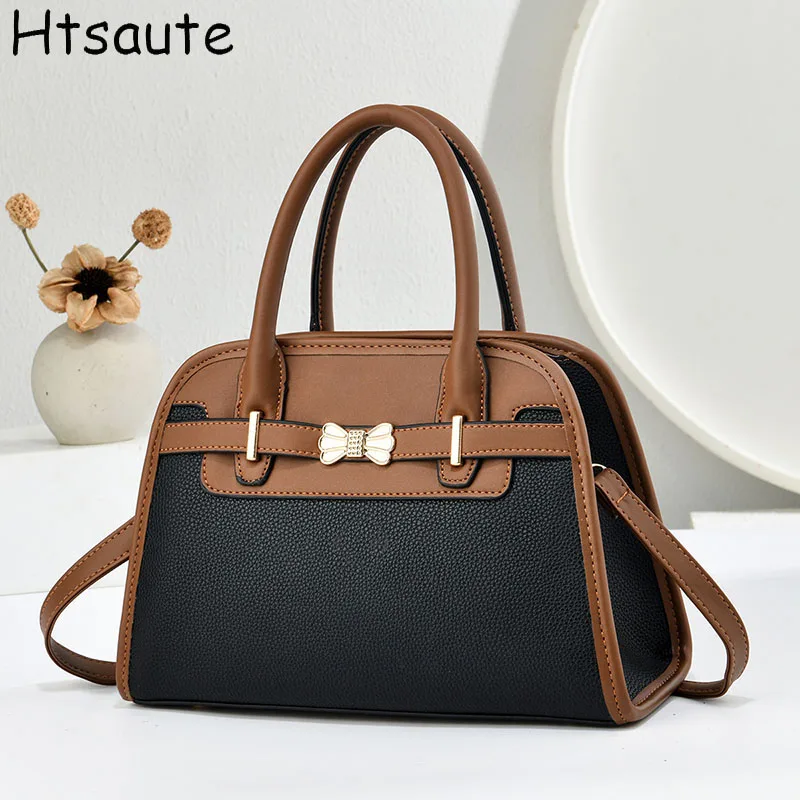 

Vintage PU Leather Tote Bag, Retro Large Capacity Shoulder Bags Women's Casual Handbag & Shopping Bag Women Handbags bolsos