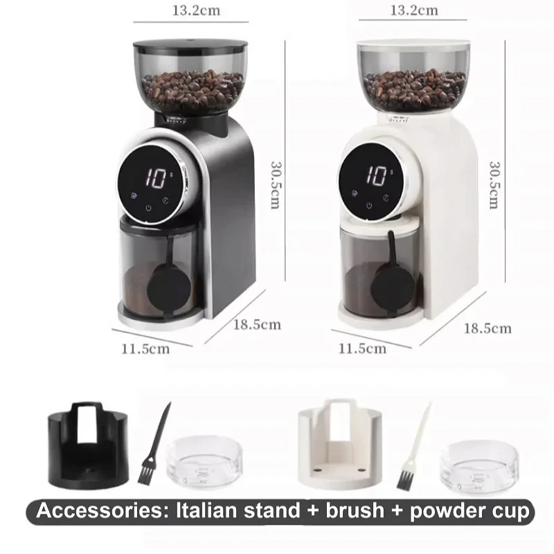 

110V/220V Commercial Bean Electric Bean Grinder Coffee Bean Grinder Hand Brewed Italian Grinder Home Thickness Adjust