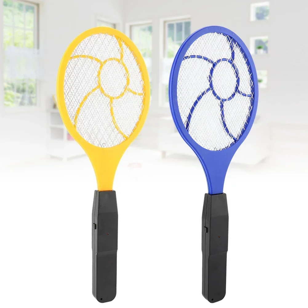2026-1pcs Three Layer Electric Fly Mosquito Swatter Bug Zapper Racket Insects Killer Battery-powered Mosquito Swatter