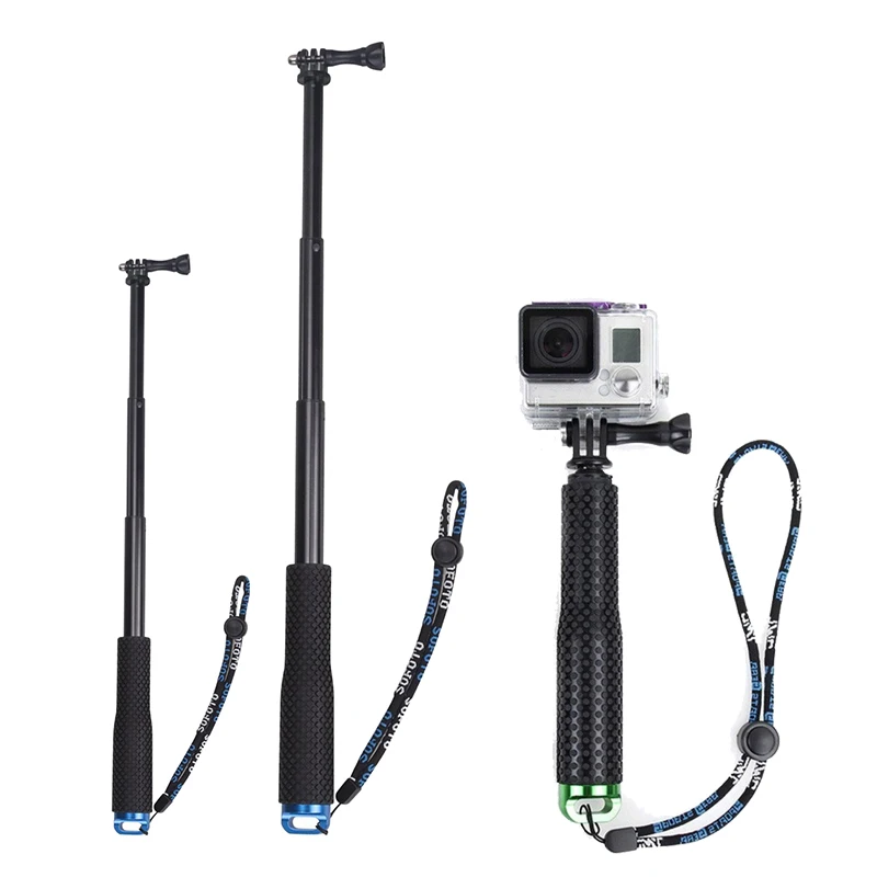 Wysuwany kijek do selfie dla Gopro przenośny stojak na kij Vlog Selife dla Gopro 13/12/11/10/9 DJI Action 5 Insta 360 X4 akcesoria