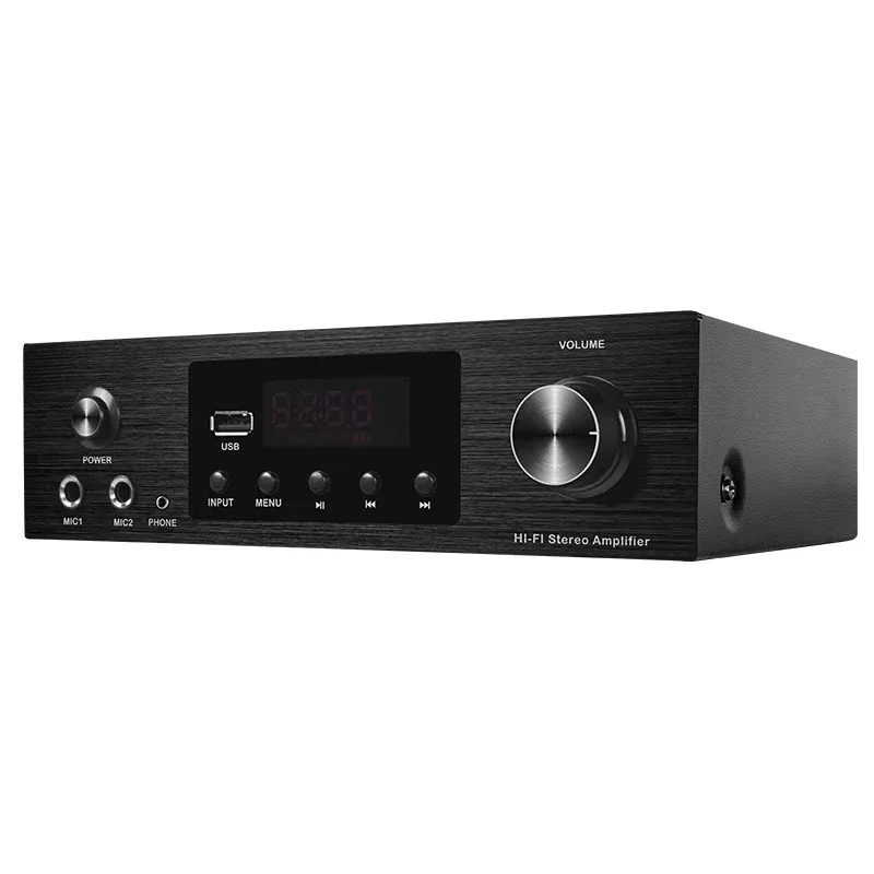 2024 Stereo Amplifier 200W Integrated High Power Car Amplifier DJ Amplifier Audio