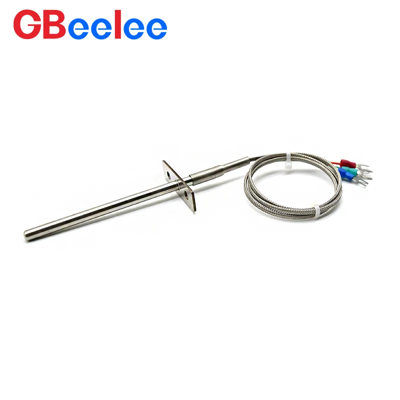 30 peças 5mm * 100mm sonda k j pt100 tipo 50mm 150mm 200mm -200 ~ 2500 ° C 1m 2m 3m 5m Cabo Sonda Termopar Industrial Temperatura Se