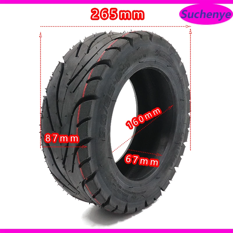 11 inch City Road Tubeless Inflatable Tyre for Electric Scooter Speedual Plus Zero 11x Dualtron Thunder 90/65-6.5 Without Tube