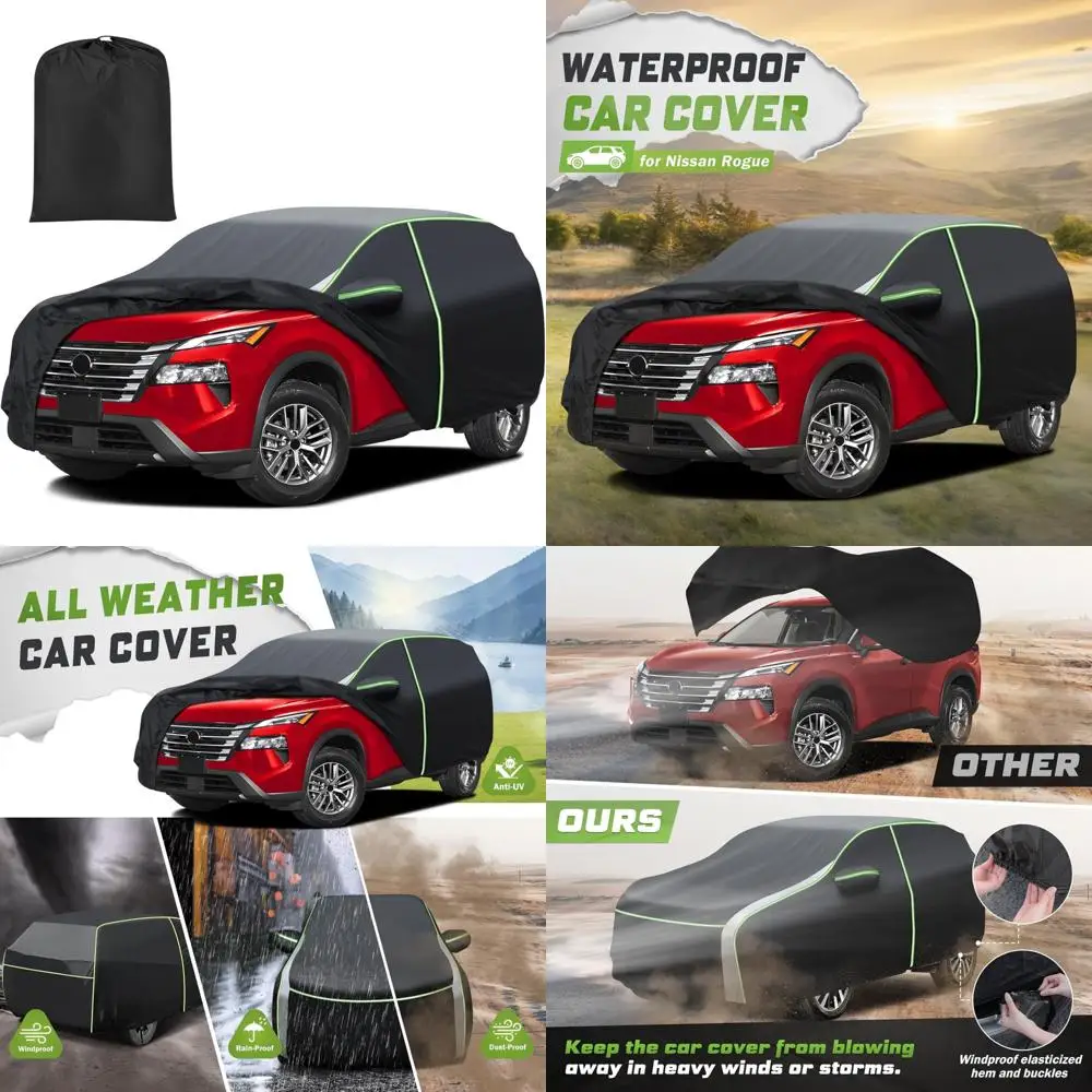 

Всепогодный водонепроницаемый автомобильный чехол для Nissan Rogue 2008-2026, 7-слойная защита от ветра, снега и дождя
