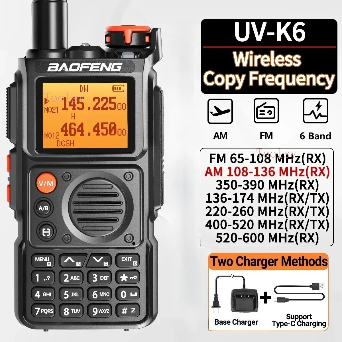 Baofeng K6 Walkie T… - image