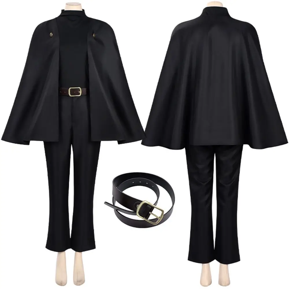 

Anime JJK Maki Zenin Cosplay Costume for Adult Women Cloak Shirt Pants Roleplay Fantasia Outfits Halloween Carnival Party Suit