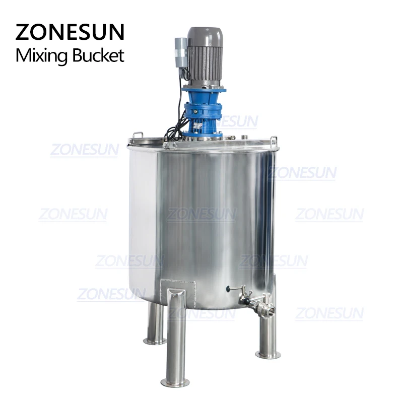 Zonesun 100l 200l 300l 500l Sanitär Edelstahl vertikale kosmetische flüssige chemische Mischa nlage Tank