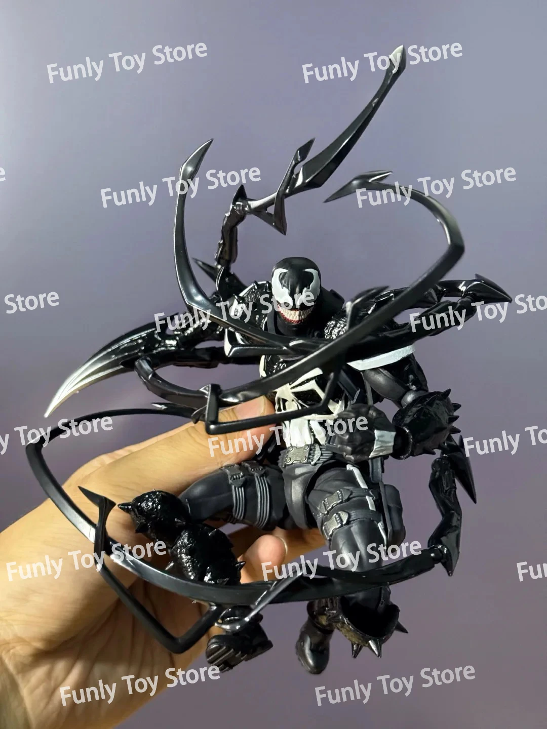 متوفر في المخزون Ct Toys Agent Venom Amazing Yamaguchi Agent مكافحة السم الشكل سبايدرمان أنيمي عمل الشكل مخصص الهدايا اللعب