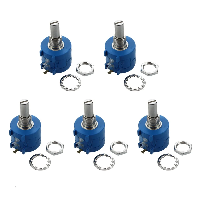 

ELECT-5X 3590S-2-502L 5 кОм 10-оборотный прецизионный потенциометр с проволочной обмоткой