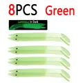 8 piezas verdes