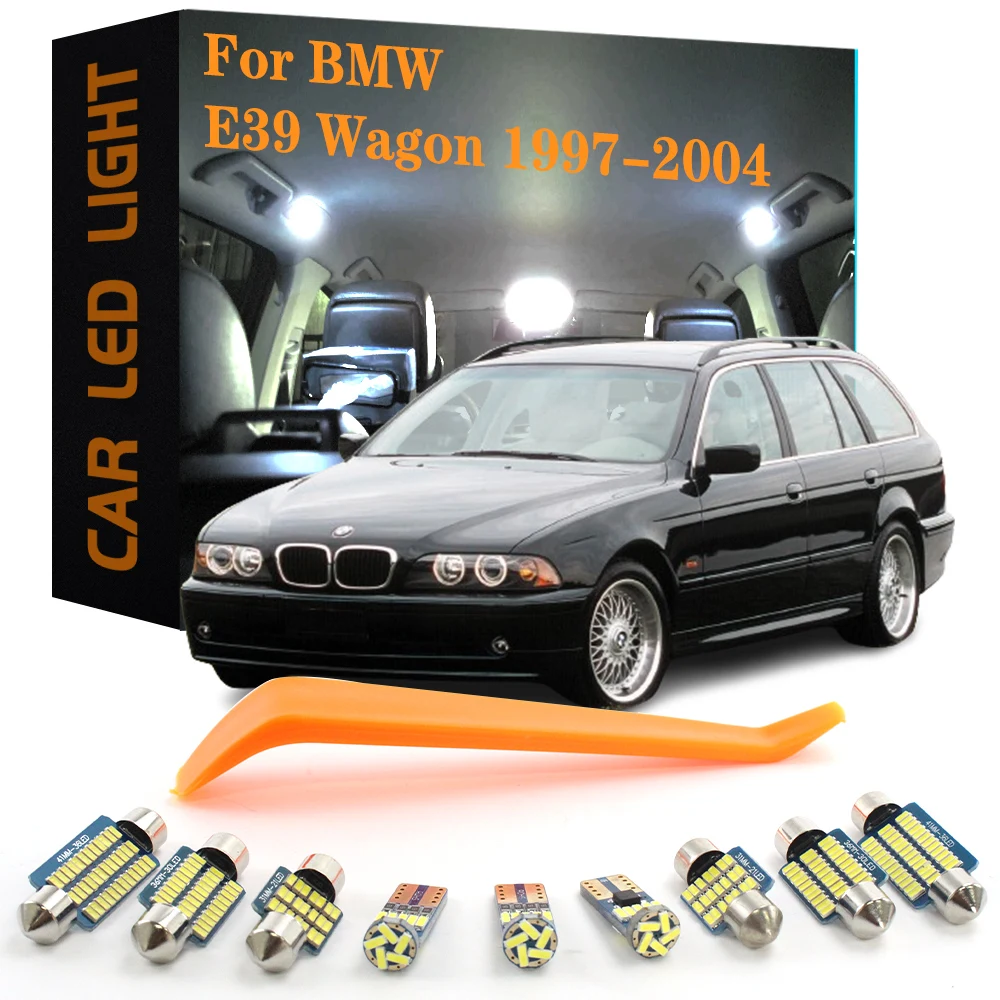 22pcs LED Interior Light Bulb For BMW E39 525i 528i 530i 540i M5 Wagon 1997 1998 1999 2000 2001 2002 2003 2004 Accessories Parts