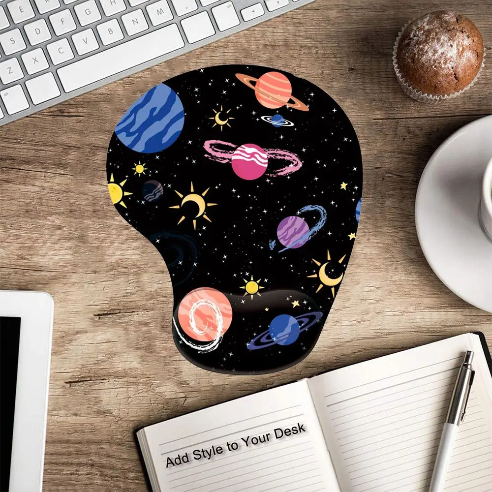 Desktop Silicone Non Slip Gaming Hand Support Ergonomic Mice Mat Wrist Rest Mouse Pad