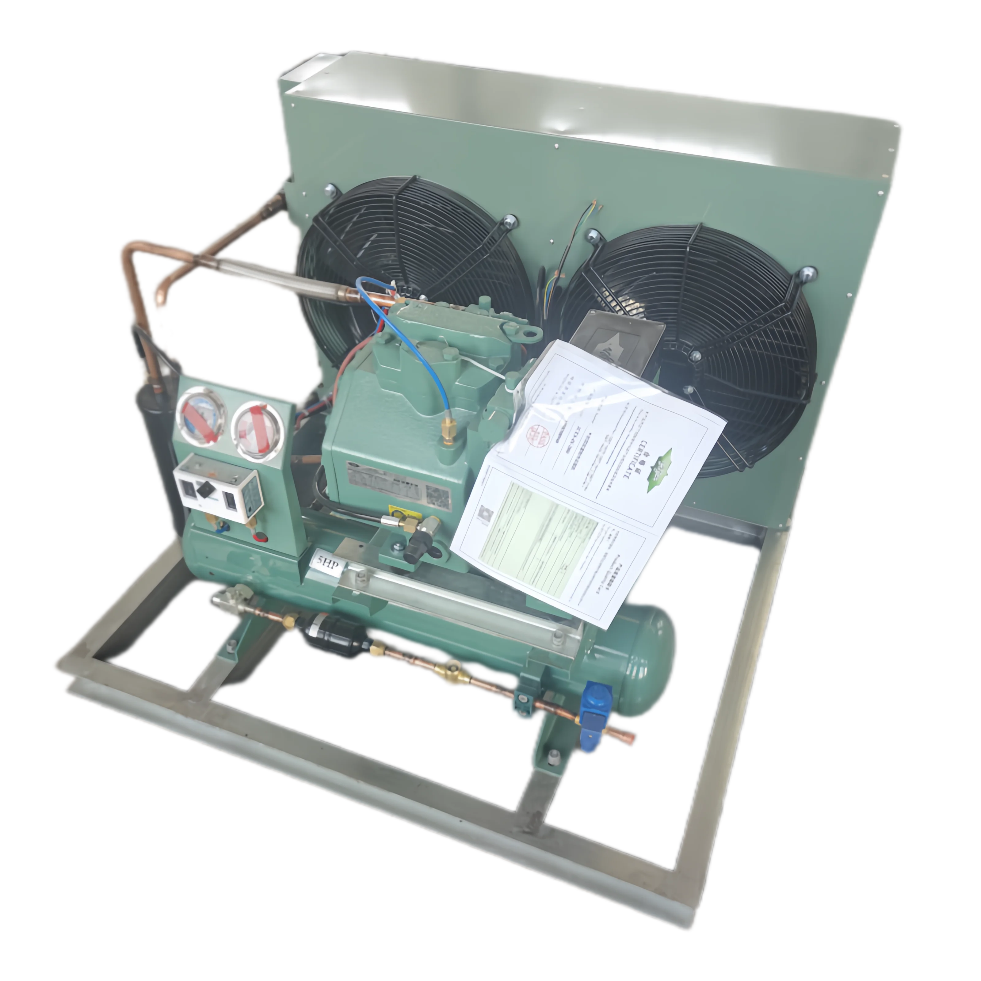 

Холодильная установка 4 л.с. для низкотемпературной промышленности, на фреоне R404A, с автоматическим компрессором, новая и б/у, индивидуальная настройка