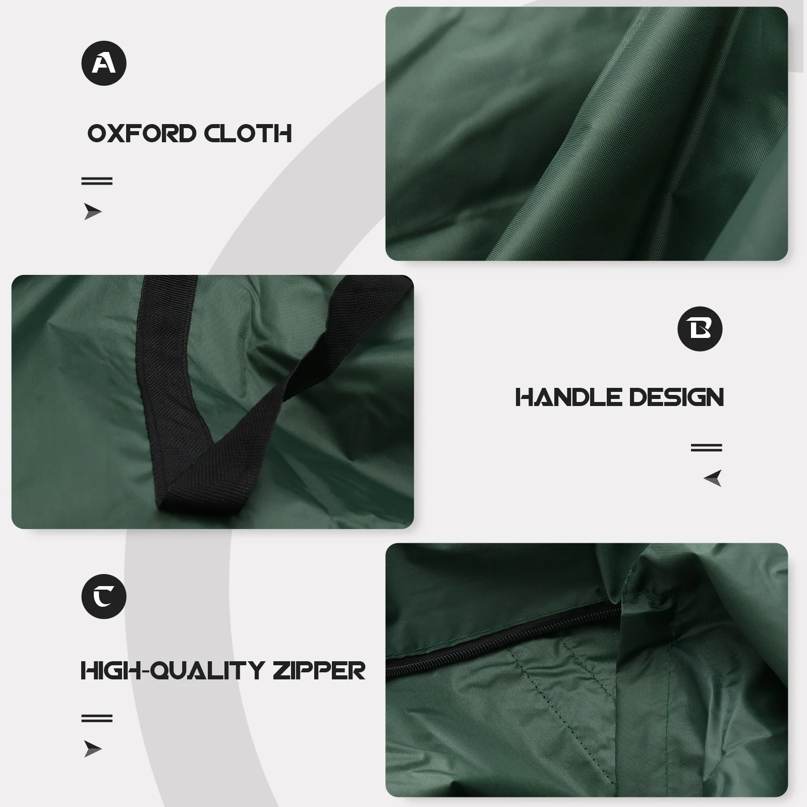 

Christmas Tree Storage Bag Oxford Cloth Large Capacity Dustproof High Quality Zipper Puller Storage Bag Christmas Tree