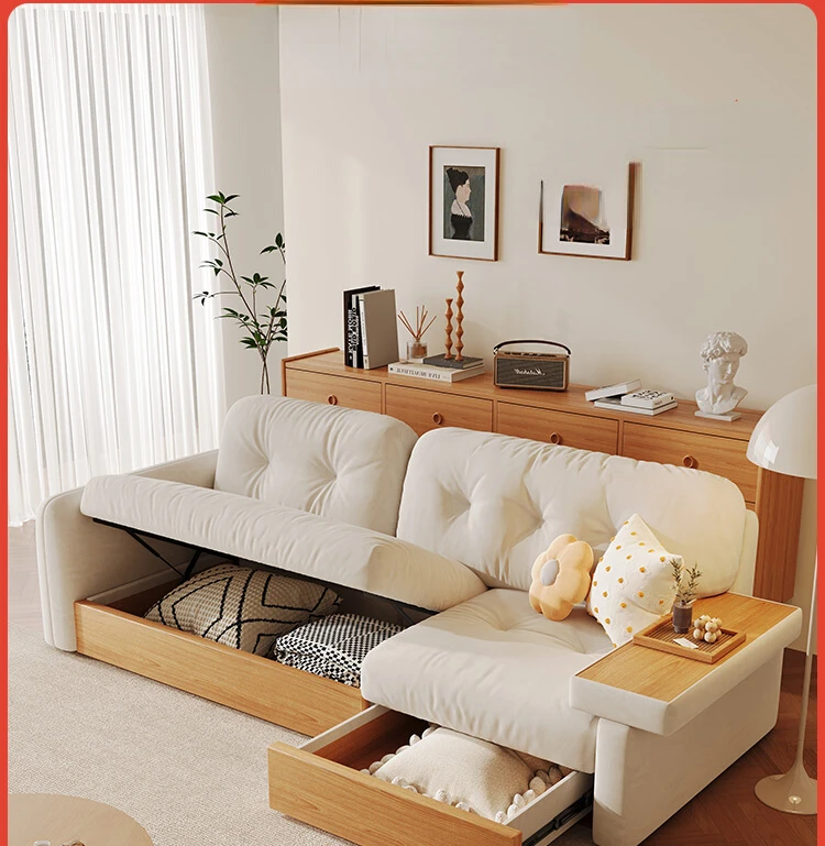 High box storage cloud sofa small unit