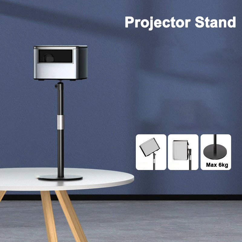 Projector Tripod Laptop Floor Stand Flexible Table Adjustable Height with 1/4\